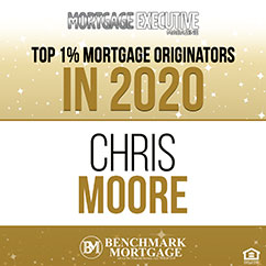 Chris Moore - Top 1% Mortgage Originators in 2020